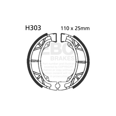 Kit de freins pour moto EBC H303