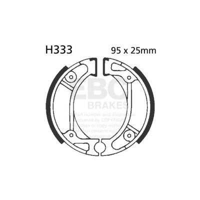 Mâchoires de frein moto EBC H333