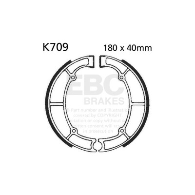 Kit de freins moto EBC K709