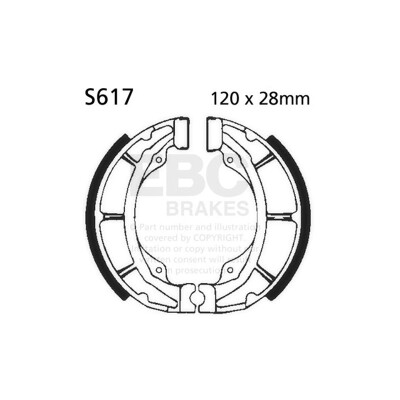 Kit de freins pour moto EBC S617