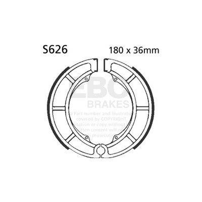 Kit de freins pour moto EBC S626