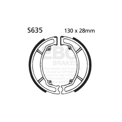 Kit de mâchoires de frein EBC S635