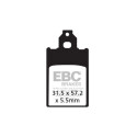 Plaquettes de frein organiques pour scooter EBC SFA116