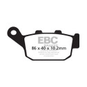 Plaquettes de frein organiques pour scooter EBC SFA140