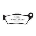 Plaquettes de frein organiques pour scooter EBC SFA181