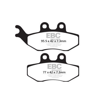 Plaquettes de frein organiques pour scooter EBC SFA194