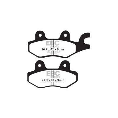 Plaquettes de frein frittées EBC pour scooter SFA197HH
