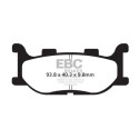 Plaquettes de frein frittées EBC SFA199HH pour scooter