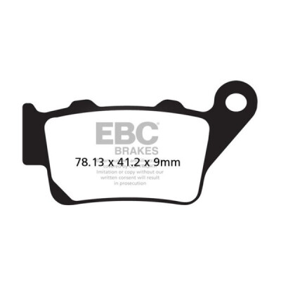 Plaquettes de frein frittées EBC SFA213HH pour scooters