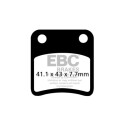Plaquettes de frein organiques pour scooter EBC SFA233