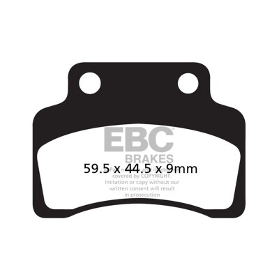 Plaquettes de frein organiques pour scooter EBC SFA235