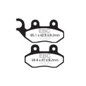 Plaquettes de frein organiques pour scooter EBC SFA264