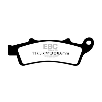 Plaquettes de frein frittées EBC SFA324HH pour scooter