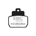 Plaquettes de frein frittées pour scooter EBC SFA425HH
