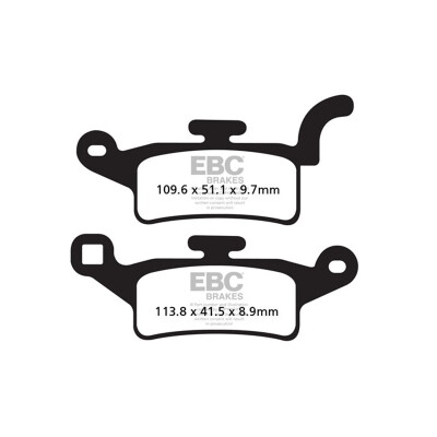 Plaquettes de frein organiques pour scooter EBC SFA492