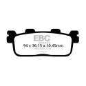 Plaquettes de frein organiques pour scooter EBC SFA607