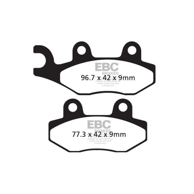 Plaquettes de frein organiques pour scooter EBC SFA608