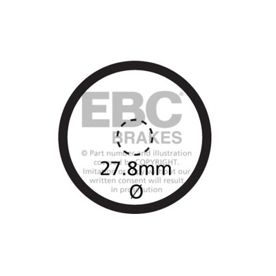 Jeu de plaquettes de frein EBC SFA621V