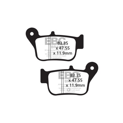 Plaquettes de frein organiques pour scooter EBC SFA628
