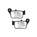 Plaquettes de frein frittées EBC SFA628HH pour scooter