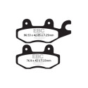 Plaquettes de frein organiques pour scooter EBC SFA635