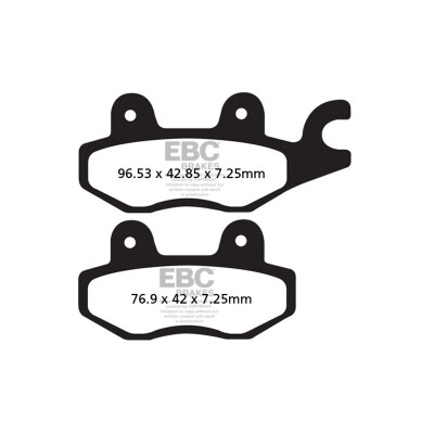 Plaquettes de frein organiques pour scooter EBC SFA635