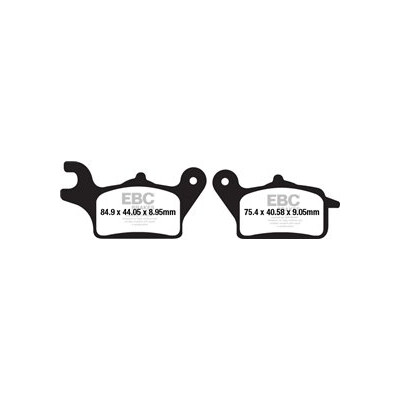 Plaquettes de frein organiques pour scooter EBC SFA652