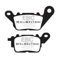 Plaquettes de frein organiques pour scooter EBC SFA694