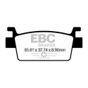 Plaquettes de frein organiques EBC SFA708 pour scooter