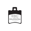 Plaquettes de frein en carbone pour scooter EBC SFAC193