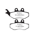 Plaquettes de frein en carbone pour scooter EBC SFAC194