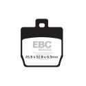 Plaquettes de frein en carbone pour scooter EBC SFAC268