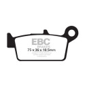 Plaquettes de frein en carbone pour scooter EBC SFAC427