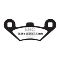 Plaquettes de frein en carbone pour scooter EBC SFAC650