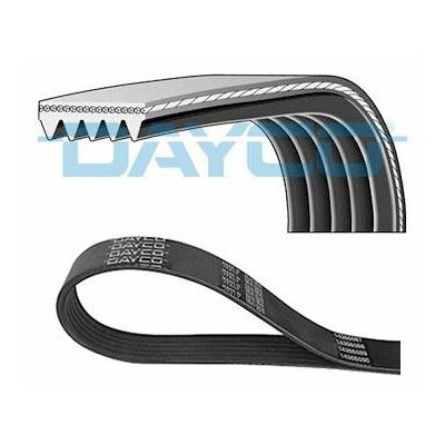 Courroie trapézoïdale à nervures DAYCO 5 PK 1025