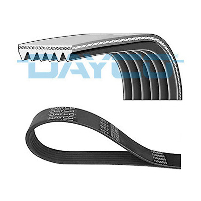Courroie trapézoïdale à nervures DAYCO 6 PK 745