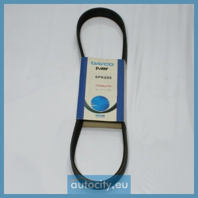 Courroie trapézoïdale à nervures DAYCO 6PK888