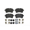 Jeu de 4 plaquettes de frein BREMBO P A6 027