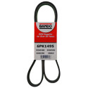 Courroie trapézoïdale à nervures DAYCO 6 PK 1495