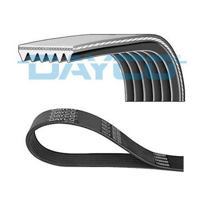 Courroie trapézoïdale à nervures DAYCO 6PK1020K