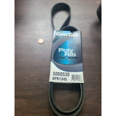 Courroie trapézoïdale à nervures DAYCO 6 PK 1345