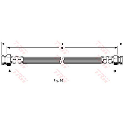 Flexible de frein TRW PHA292