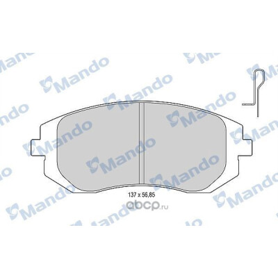 Jeu de plaquettes de frein MANDO MBF015829
