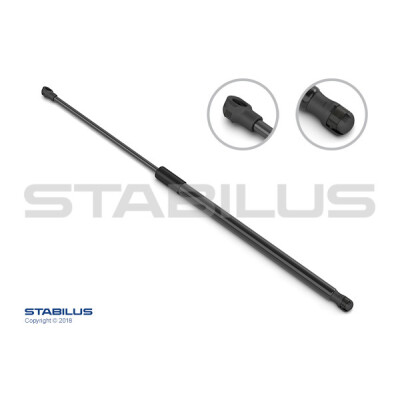 Vérin à gaz STABILUS 23902, coffre/compartiment de chargement