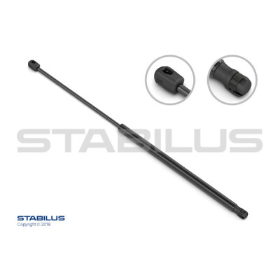 Vérin à gaz STABILUS 408227, coffre/compartiment de chargement