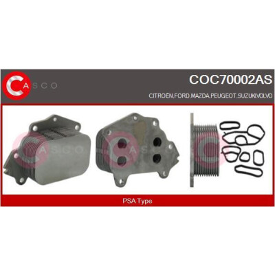Refroidisseur d'huile, huile moteur RECOFICIAL RECSOC70002.0