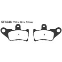 Plaquettes de frein EBC Kevlar pour Yamaha NuovoZ 0607