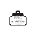 Plaquettes de frein EBC pour scooter Gilera SFA459