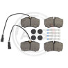 Kit de plaquettes de frein, frein à disque