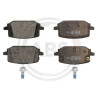 Kit de plaquettes de frein, frein à disque